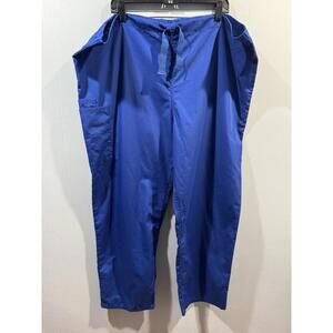 Scrubs Cherokee Workwear Drawstring Pant 4100  Unisex Fit Size XL Blue